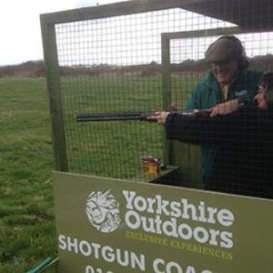 Clay pigeon shooting at Yorkshire Outdoors