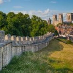 York Walls with York Minster in the background
