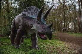 Totally roarsome dinosaur at Hazlehurst Castle