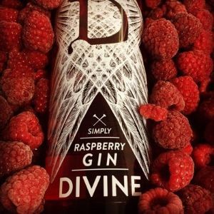 Divine Gin Raspberry flavour