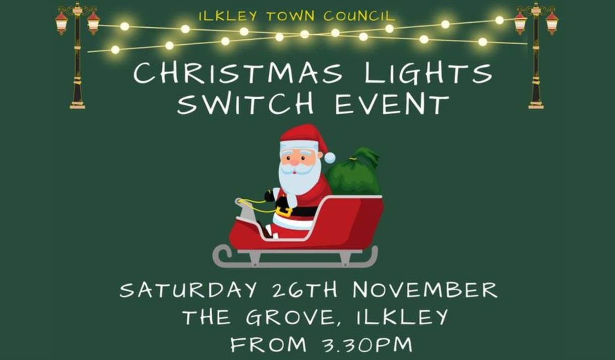 Ilkley Christmas Lights switch on
