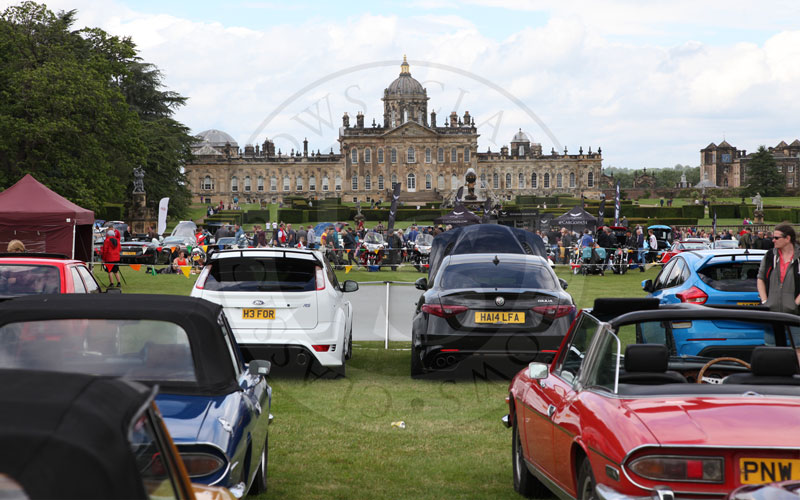 Classic cars at Castle Howard