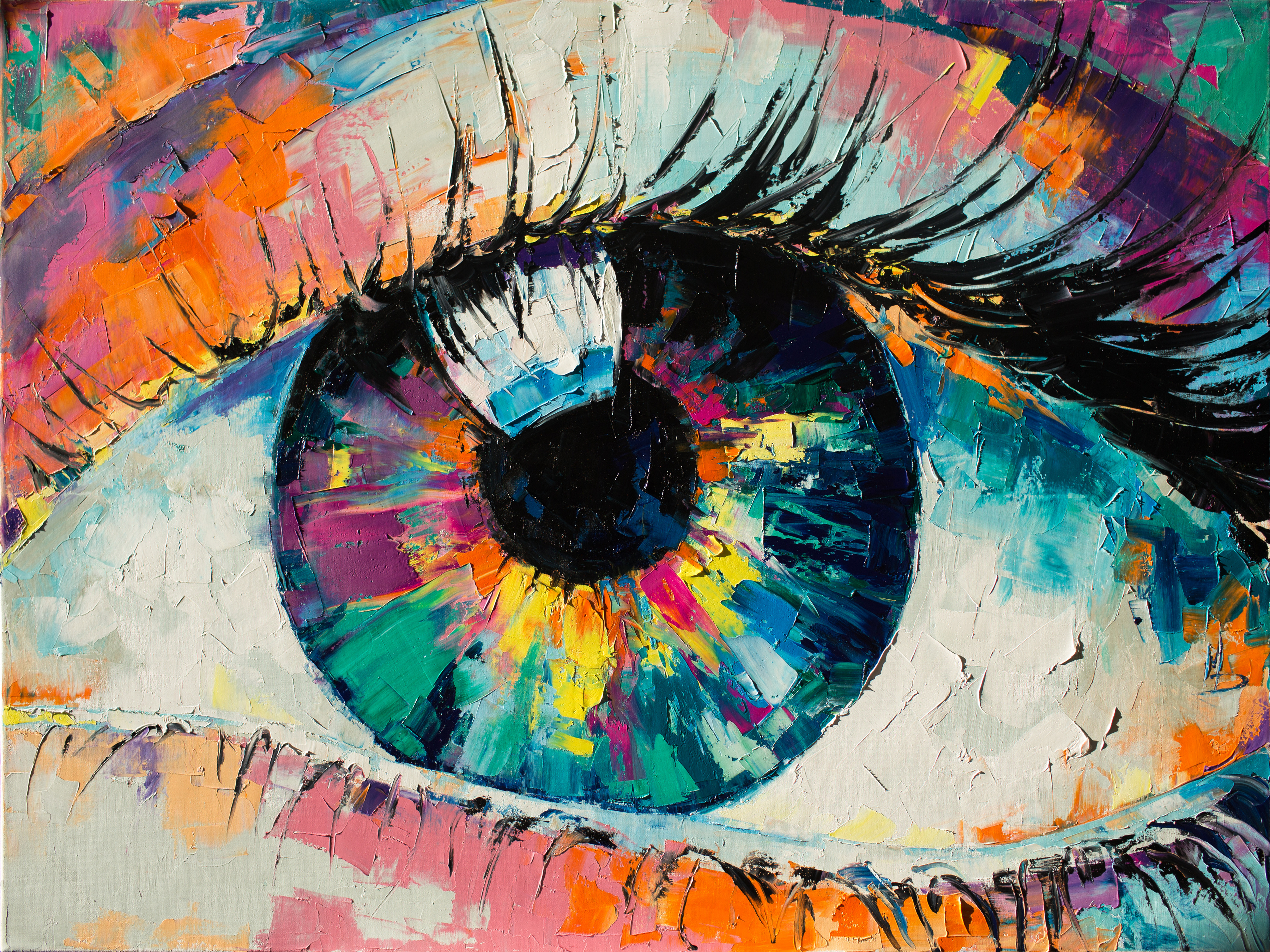 Painting eye