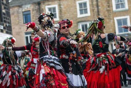 Dancers at Todmorden folk festival