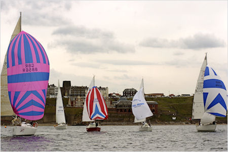 Sailing Boats in Whitby Harbour