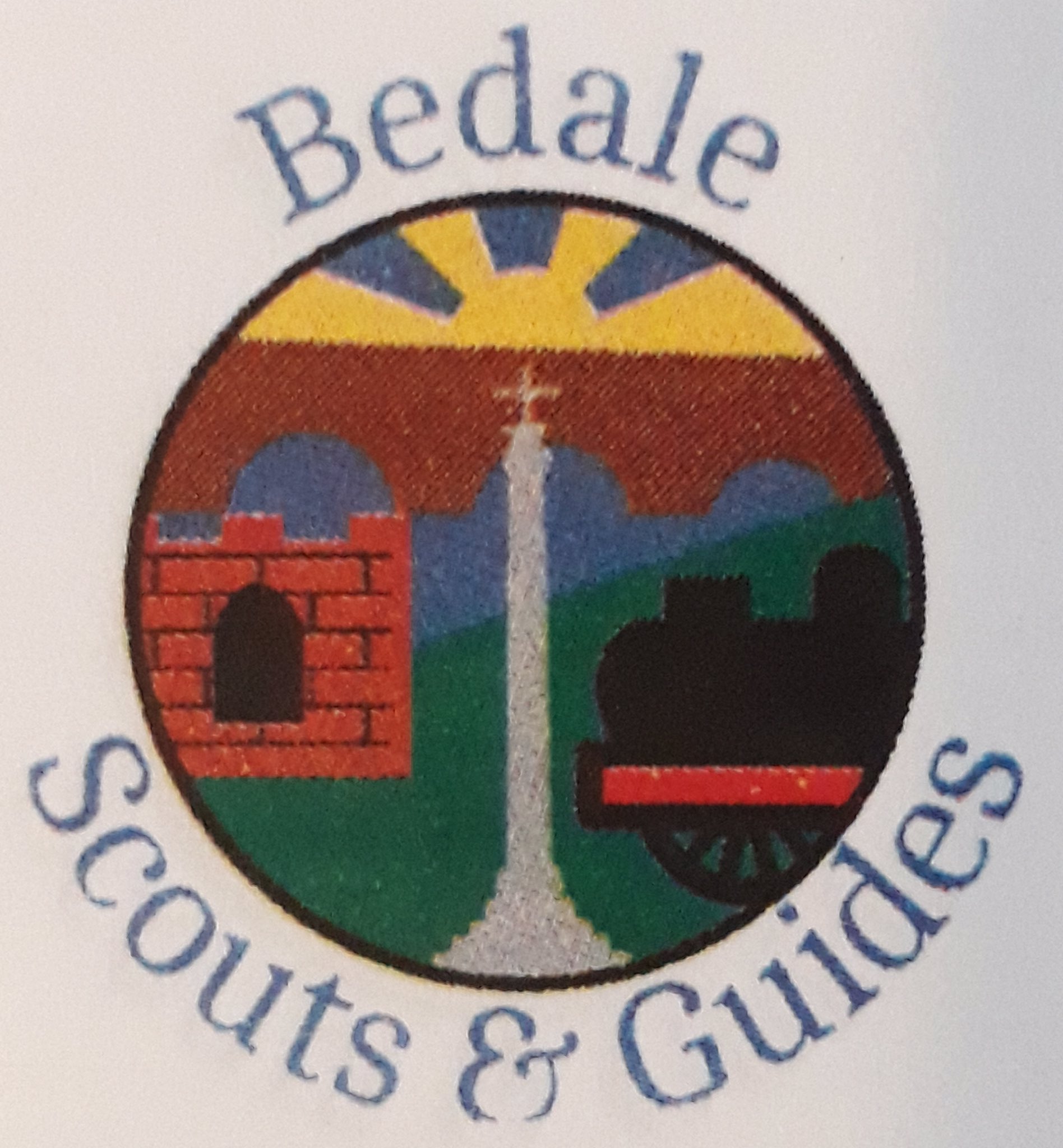 Bedale scout and guide logo