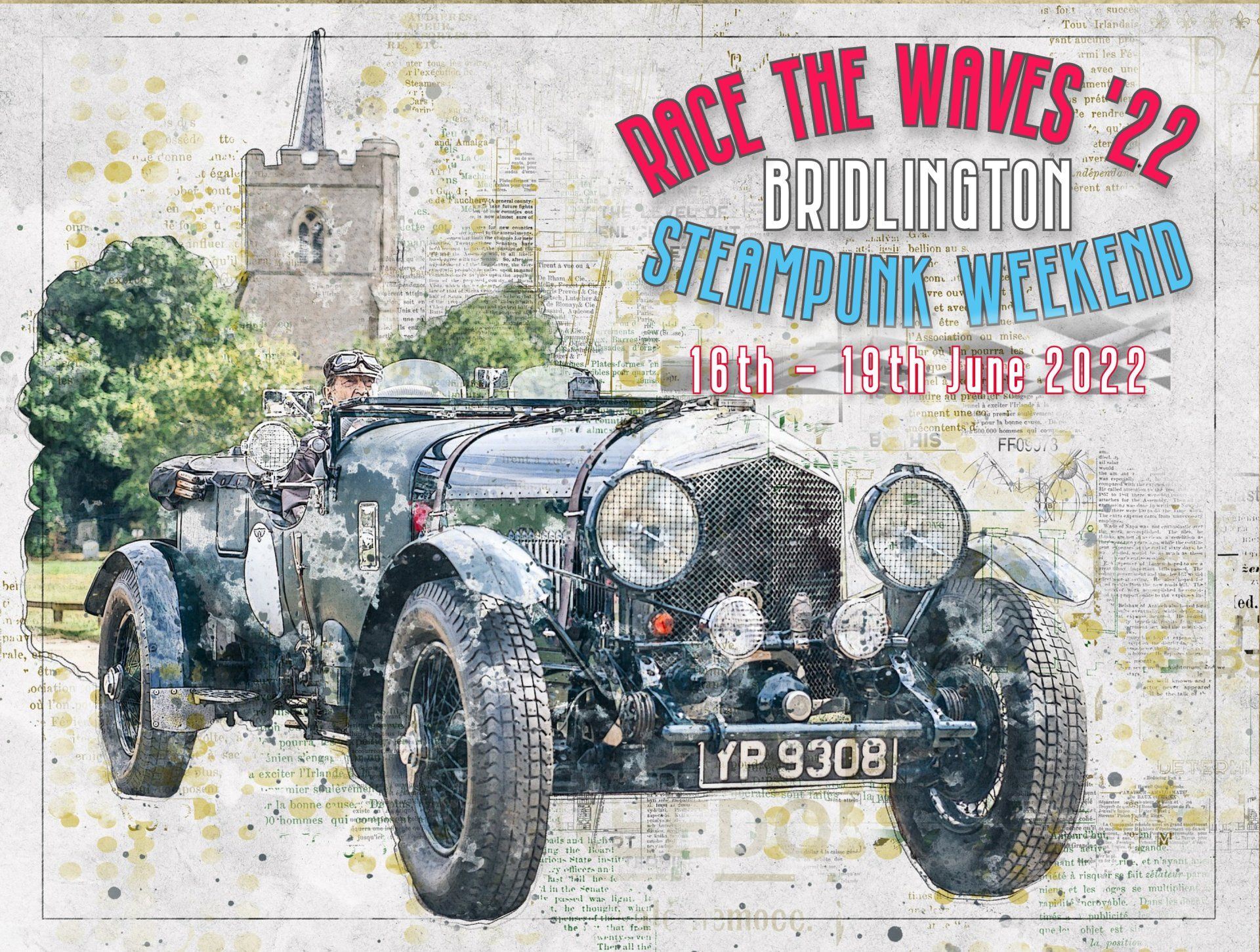Race the waves steampunk festival Juse in Yorkshire