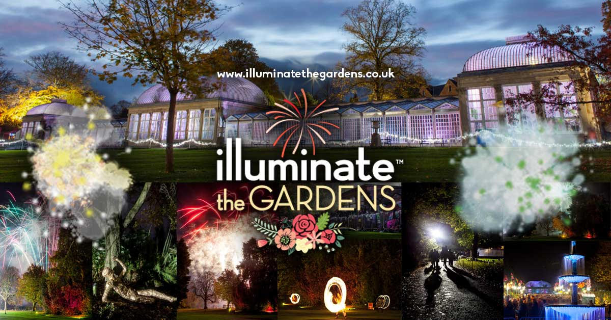 Illuminate the gardens, Sheffield