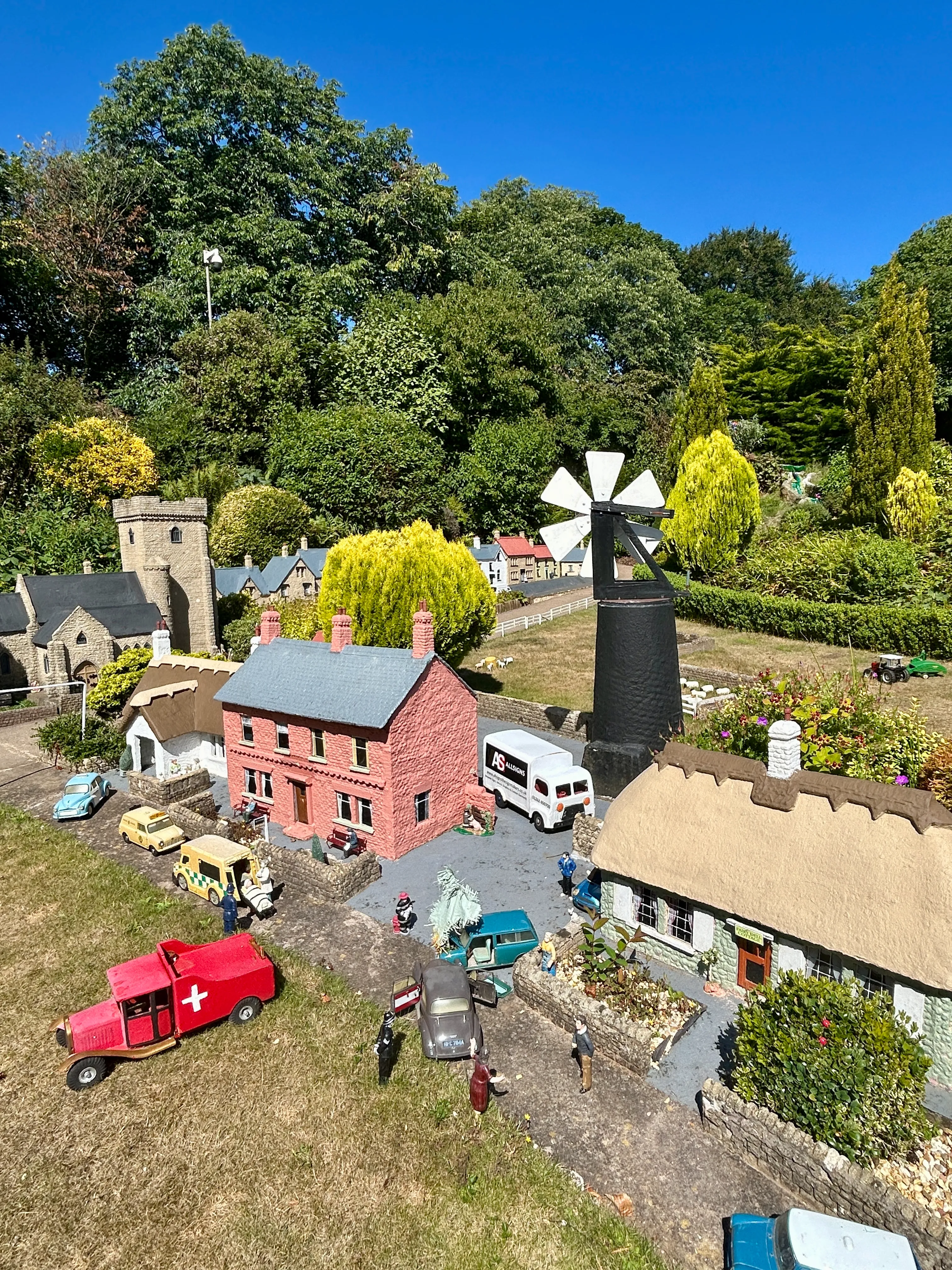 scene from bondville village