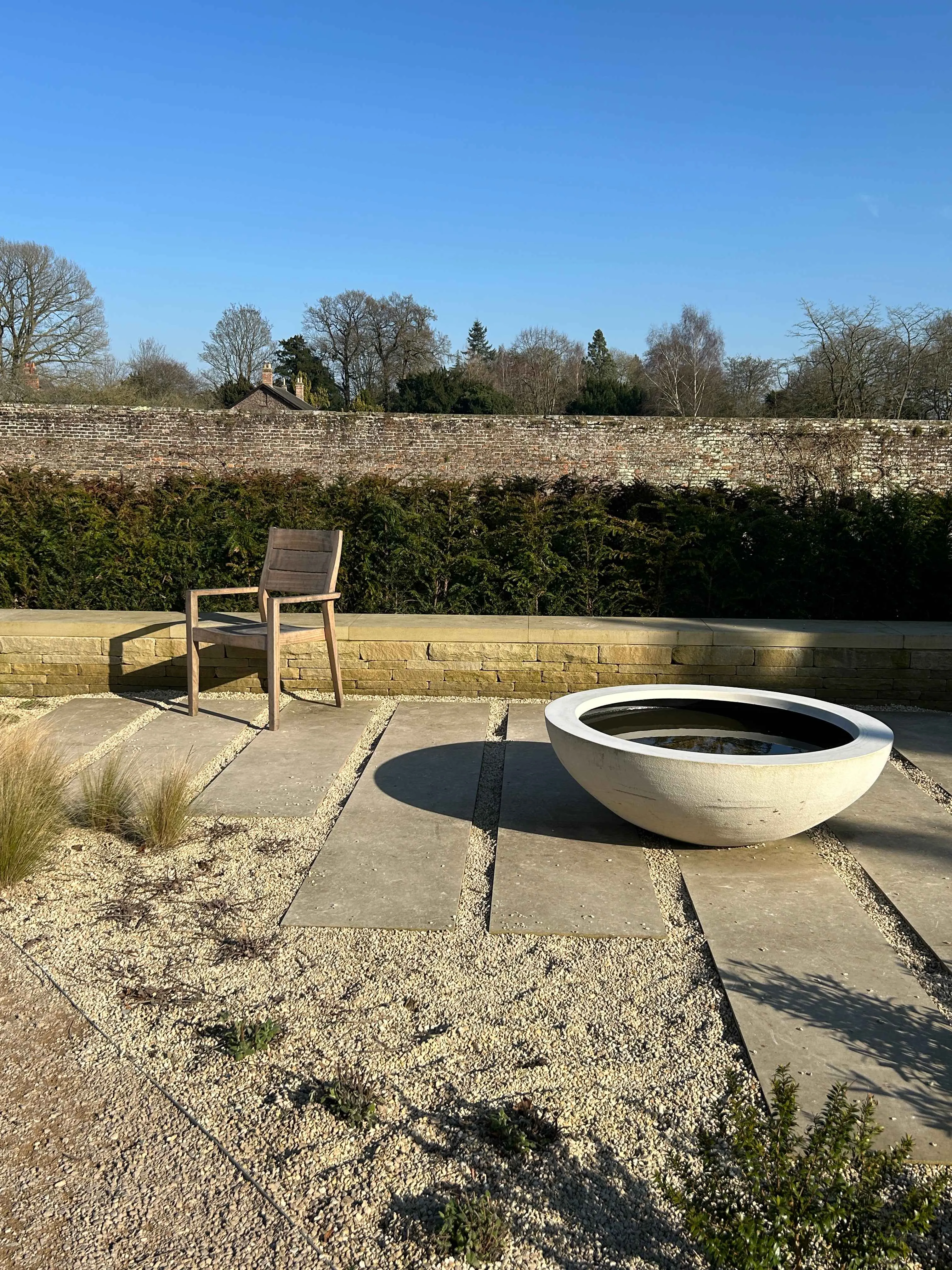 new mediterranean garden at Beningbrough