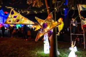 christmas lanterns and lights