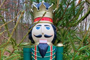 Nutcracker on 12 days of Christmas Trail