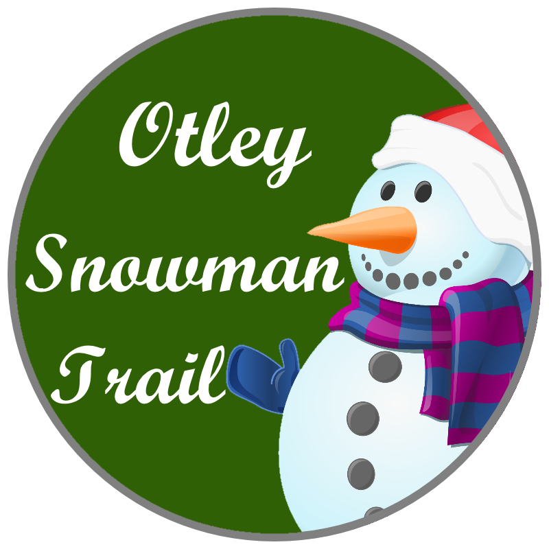 Otley snowman trail logo