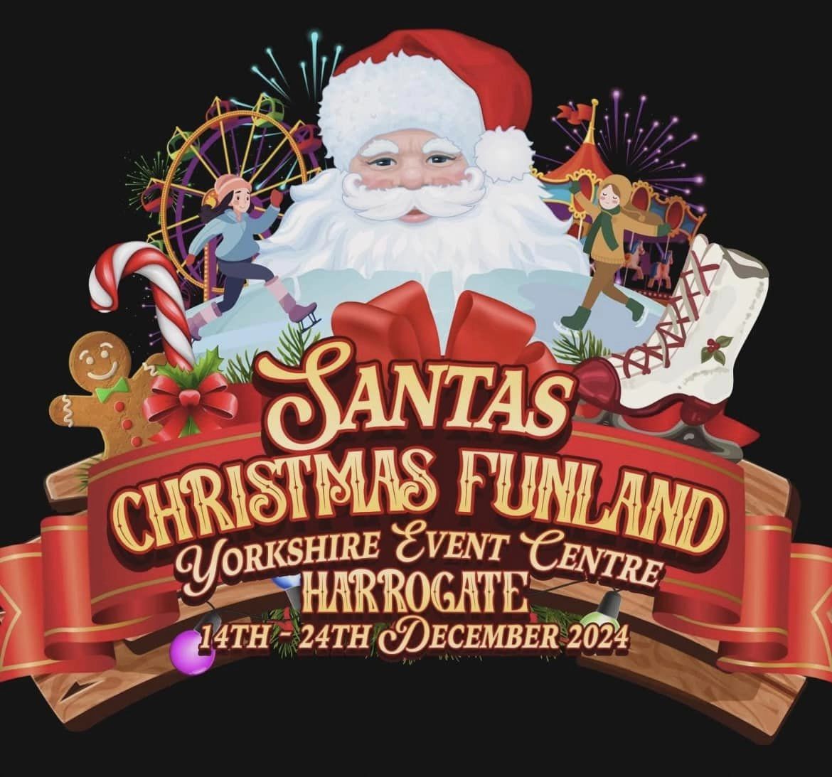 Santas Christmas funland logo