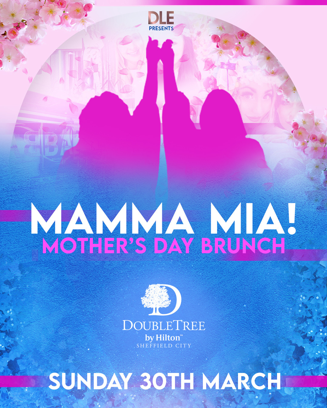 Mamma Mia mothers day brunch poster