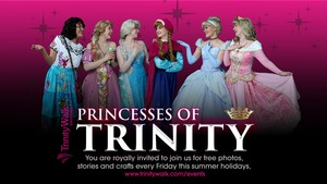 Disney princesses at trinity walk