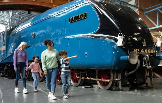 Mallard train at National Railway museum