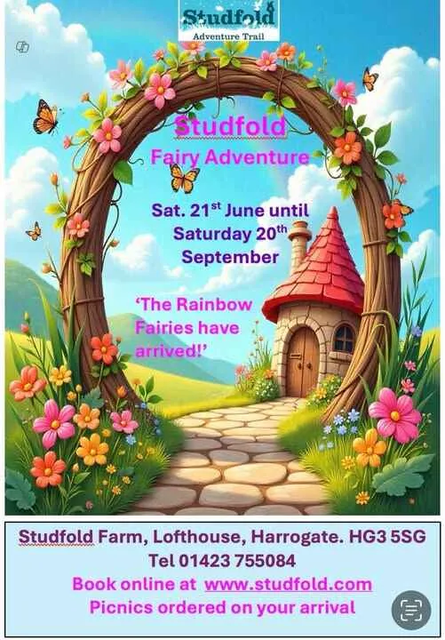 Studfold summer holidays fairy adventure poster.