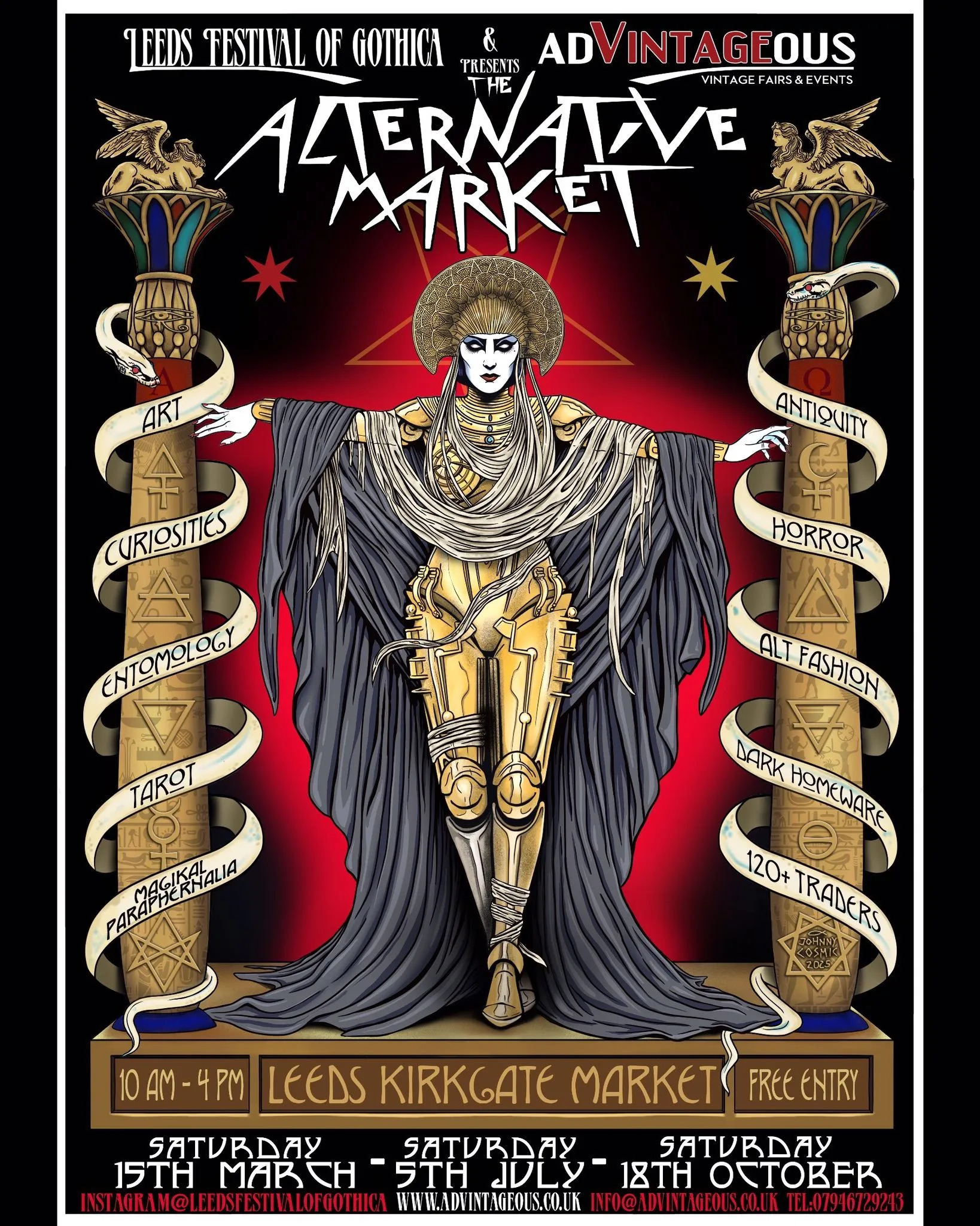 Leeds Festival of Gothica market poster