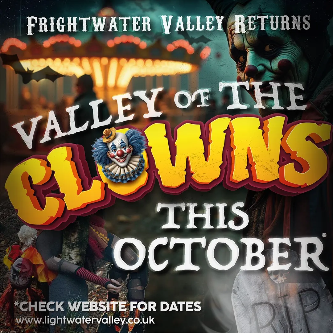 Lightwater Valley Halloween events poster