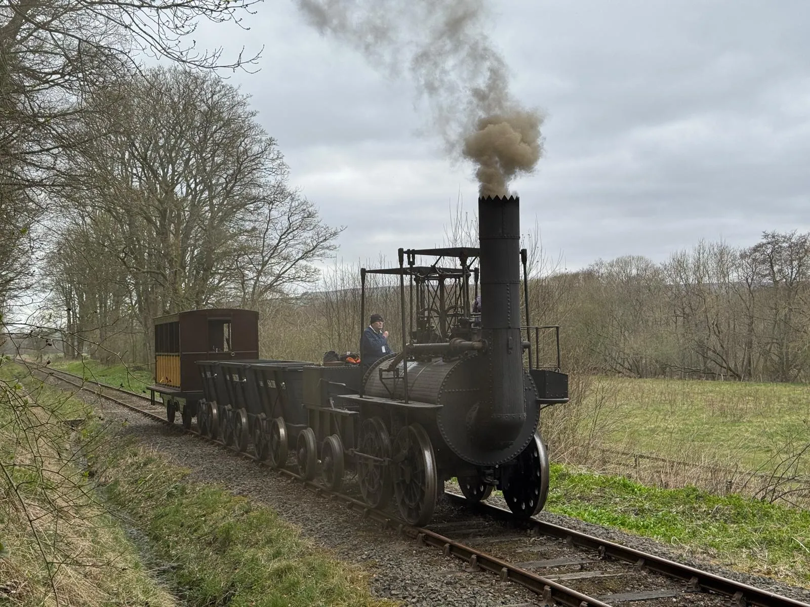 Replica Locomotion no1 on the tracks